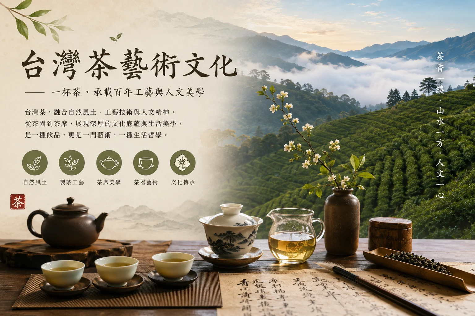 台灣茶藝術文化：一杯茶，承載百年工藝與人文美學